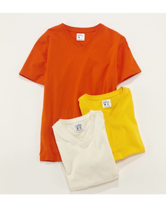 T-Shirts personnalisable COTTOVER T-SHIRT MANCHES COURTES COL V HOMME - CERTIFIÉ GOTS