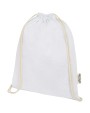 Sacs & Bagagerie personnalisable 4DO Sac avec cordon Oregon en coton recyclé 140 g/m² certifié GRS