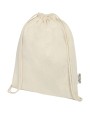 4DO Oregon 140 g/m² Turnbeutel aus GRS recycelter Baumwolle Taschen personalisierbar