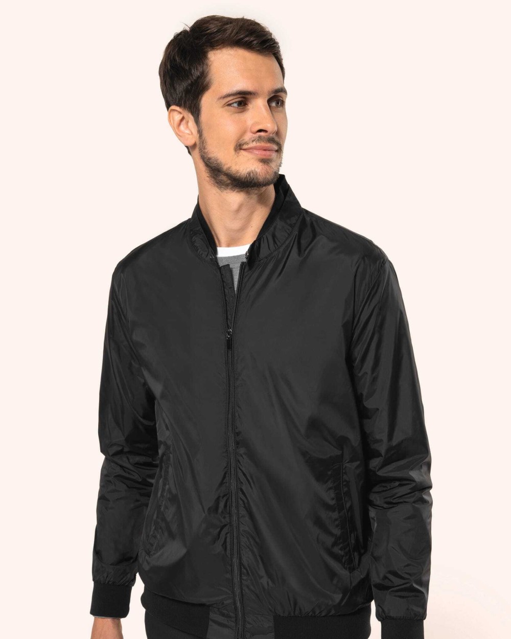 KARIBAN Leichte Herrenjacke Jacken personalisierbar