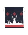 KIMOOD Tasche mit Kordel und Weihnachtsmotiven Taschen personalisierbar