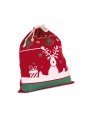 Tassen & Zakken KIMOOD Tas met koord en kerstmotieven voor bedrukking &amp; borduring