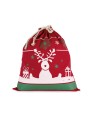 KIMOOD Tasche mit Kordel und Weihnachtsmotiven Taschen personalisierbar