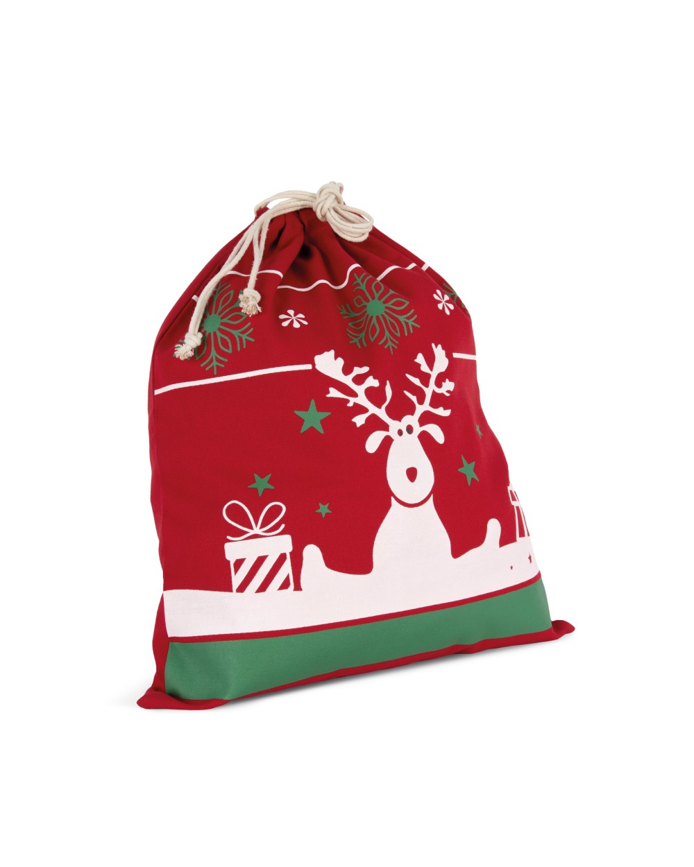 Tassen & Zakken KIMOOD Tas met koord en kerstmotieven voor bedrukking &amp; borduring