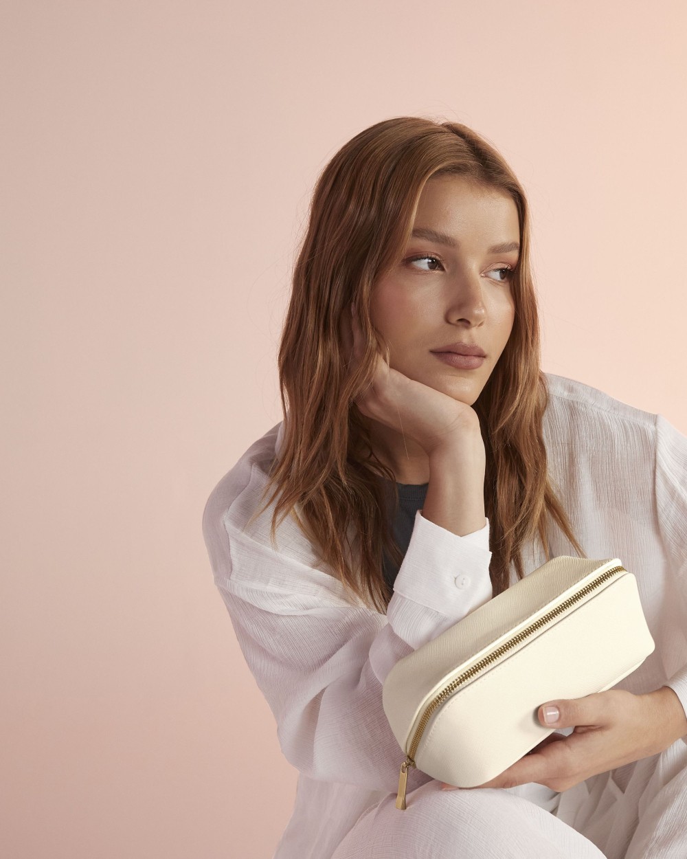 Tassen & Zakken BAG BASE BOUTIQUE OPEN FLAT MINI ACCESSORY CASE voor bedrukking &amp; borduring