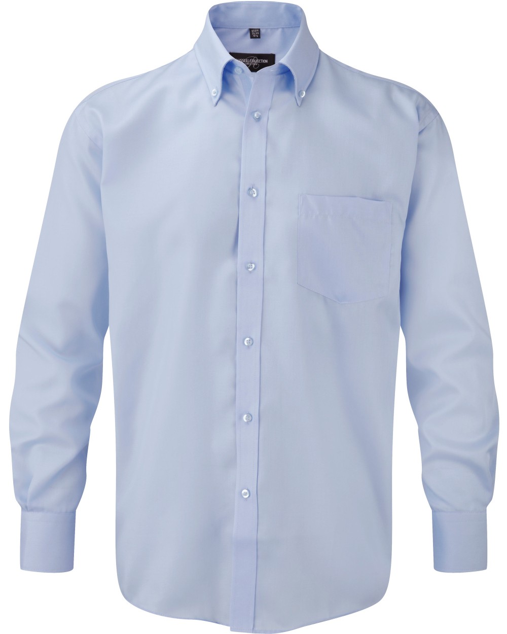 RUSSELL Men's Long Sleeve Ultimate Non-Iron Shirt Hemden personalisierbar
