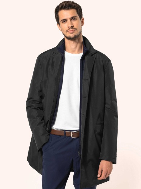 Vestes à personnaliser KARIBAN Trench structuré homme 