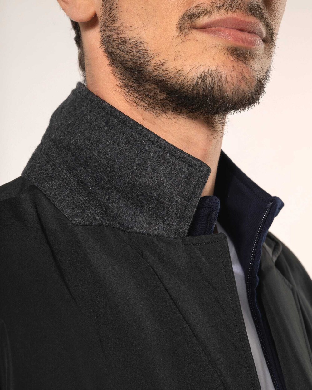 KARIBAN Strukturierter Herren-Trenchcoat Jacken personalisierbar