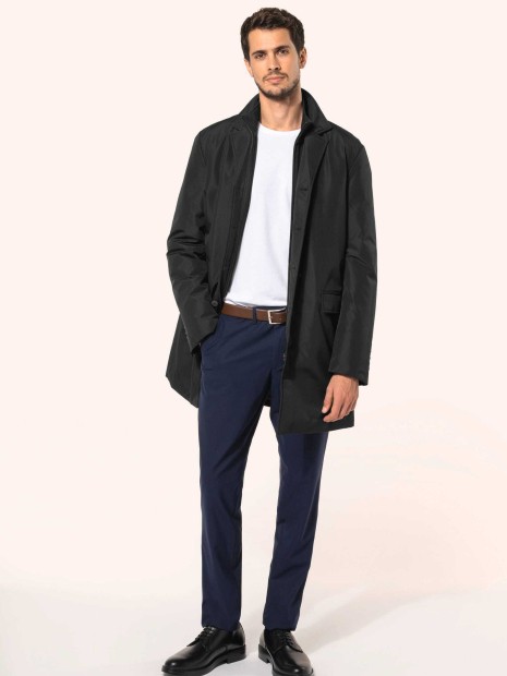 Vestes à personnaliser KARIBAN Trench structuré homme 