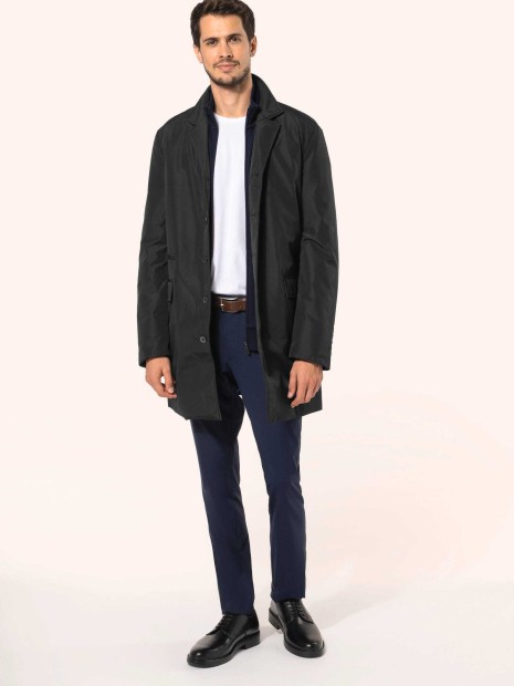 Vestes à personnaliser KARIBAN Trench structuré homme 