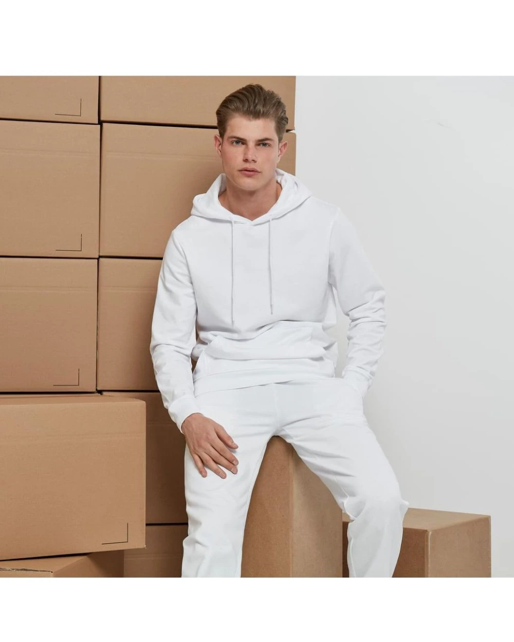 Sweaters & hoodies BUILD YOUR BRAND HOODY voor bedrukking &amp; borduring