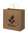 Sacs & Bagagerie personnalisable 4DO Sac en papier Kraft 80-90 g/m² avec poignées torsadées, 34 x 20 x 35 cm