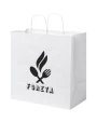 4DO Kraftpapiertasche 80-90 g/m² mit gedrehten Griffen – 34 × 20 × 35 cm Taschen personalisierbar
