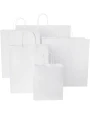 Sacs & Bagagerie personnalisable 4DO Sac en papier Kraft 80-90 g/m² avec poignées torsadées, 34 x 20 x 35 cm
