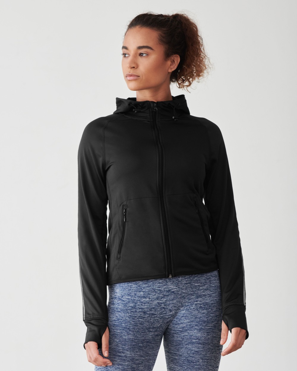 TOMBO LADIES' RUNNING HOODIE Jacken personalisierbar