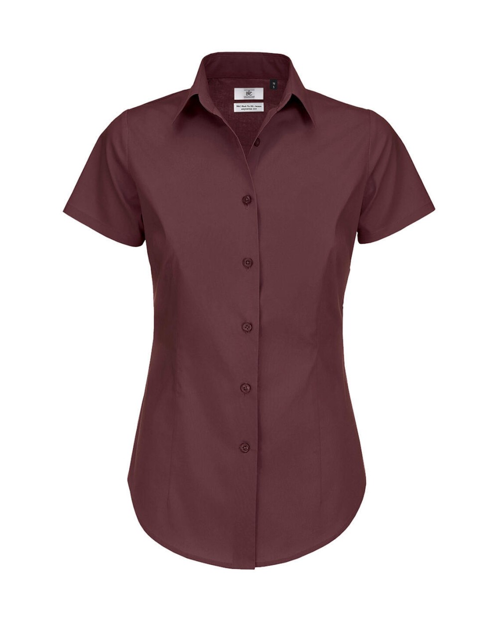 Hemden B&C Black Tie SSL/women Poplin Shirt  voor bedrukking &amp; borduring