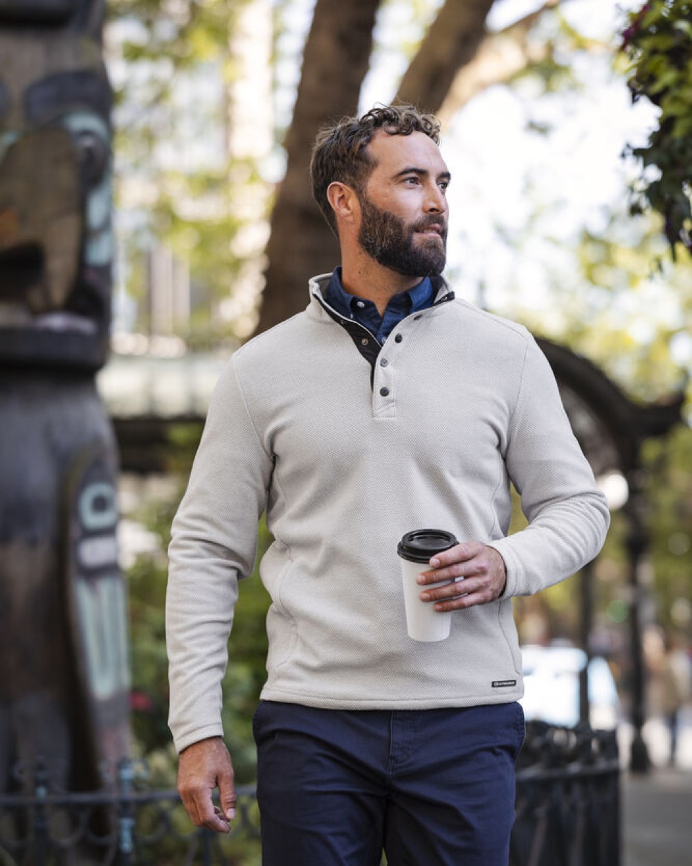 Polar Fleeces CUTTER & BUCK Hunts Point Fleece Heren voor bedrukking &amp; borduring