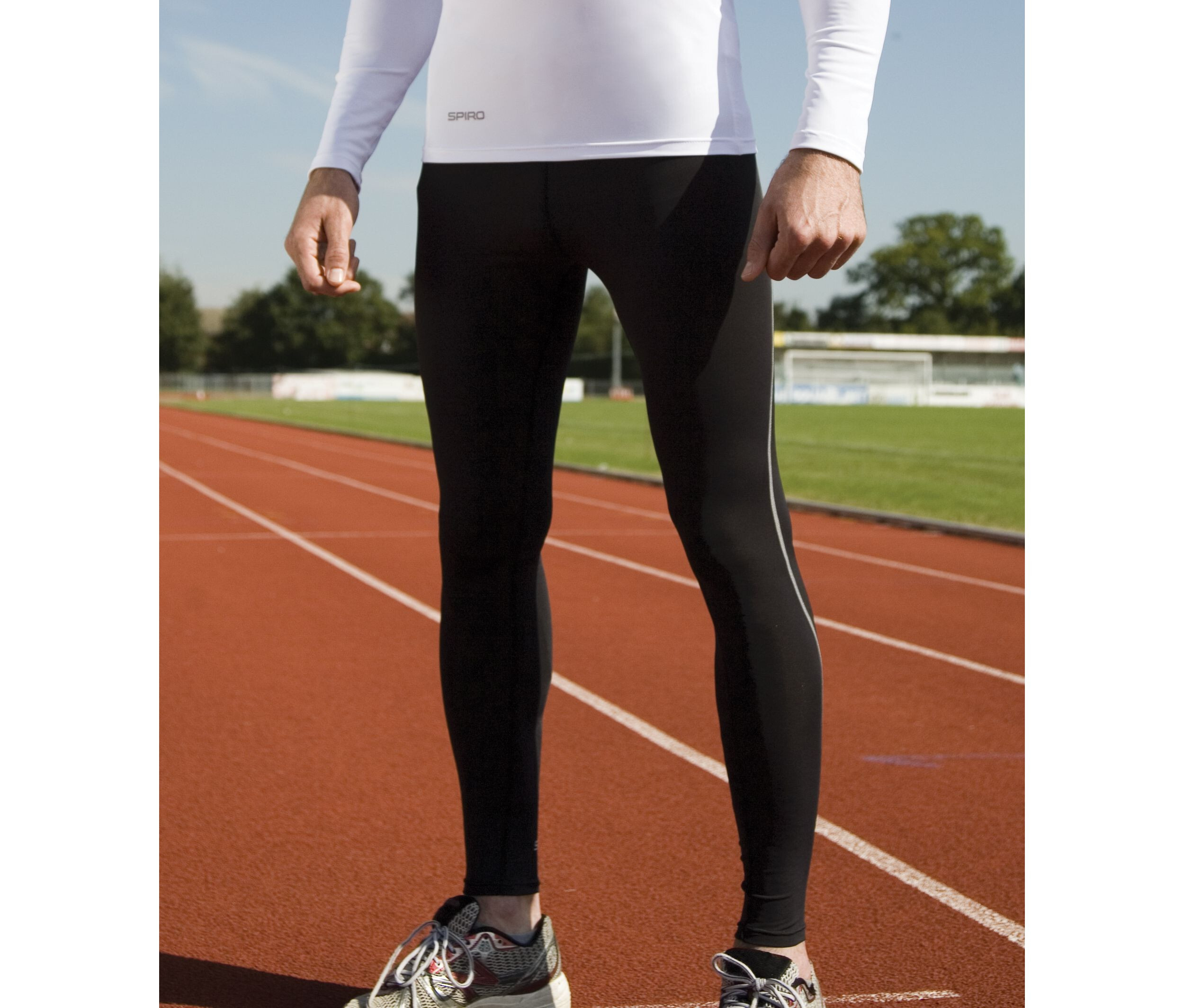 Broeken SPIRO MENS BODYFIT BASE LAYER LEGGINGS voor bedrukking &amp; borduring