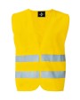 Gilets de sécurité personnalisable KORNTEX Basic Safety Vest in a Pouch "Mannheim"