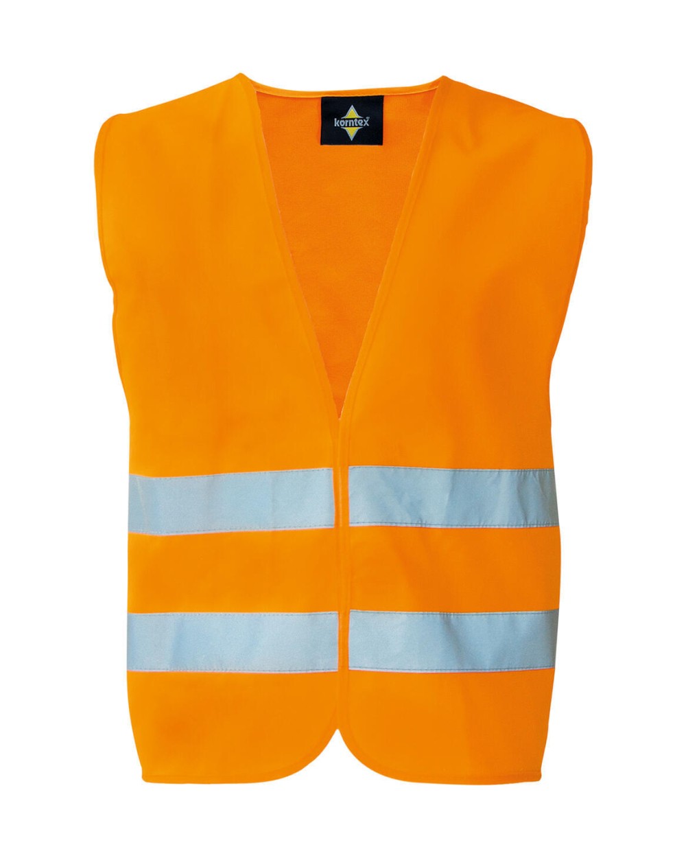 Gilets de sécurité personnalisable KORNTEX Basic Safety Vest in a Pouch "Mannheim"
