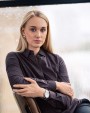 Hemden J. HARVEST & FROST Indigo Bow 134 Cord Shirt Contemporary Fit W voor bedrukking &amp; borduring