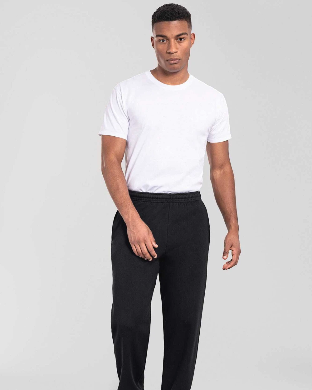FOL Jogginghose Iconic 250 mit offenem Saum Hosen personalisierbar