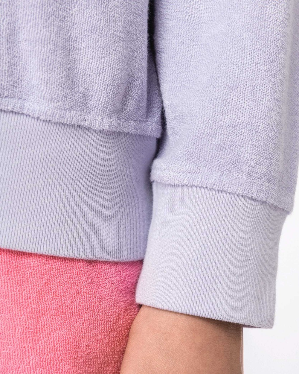 Sweaters & hoodies NATIVE SPIRIT Ecologisch badstof damessweater voor bedrukking &amp; borduring