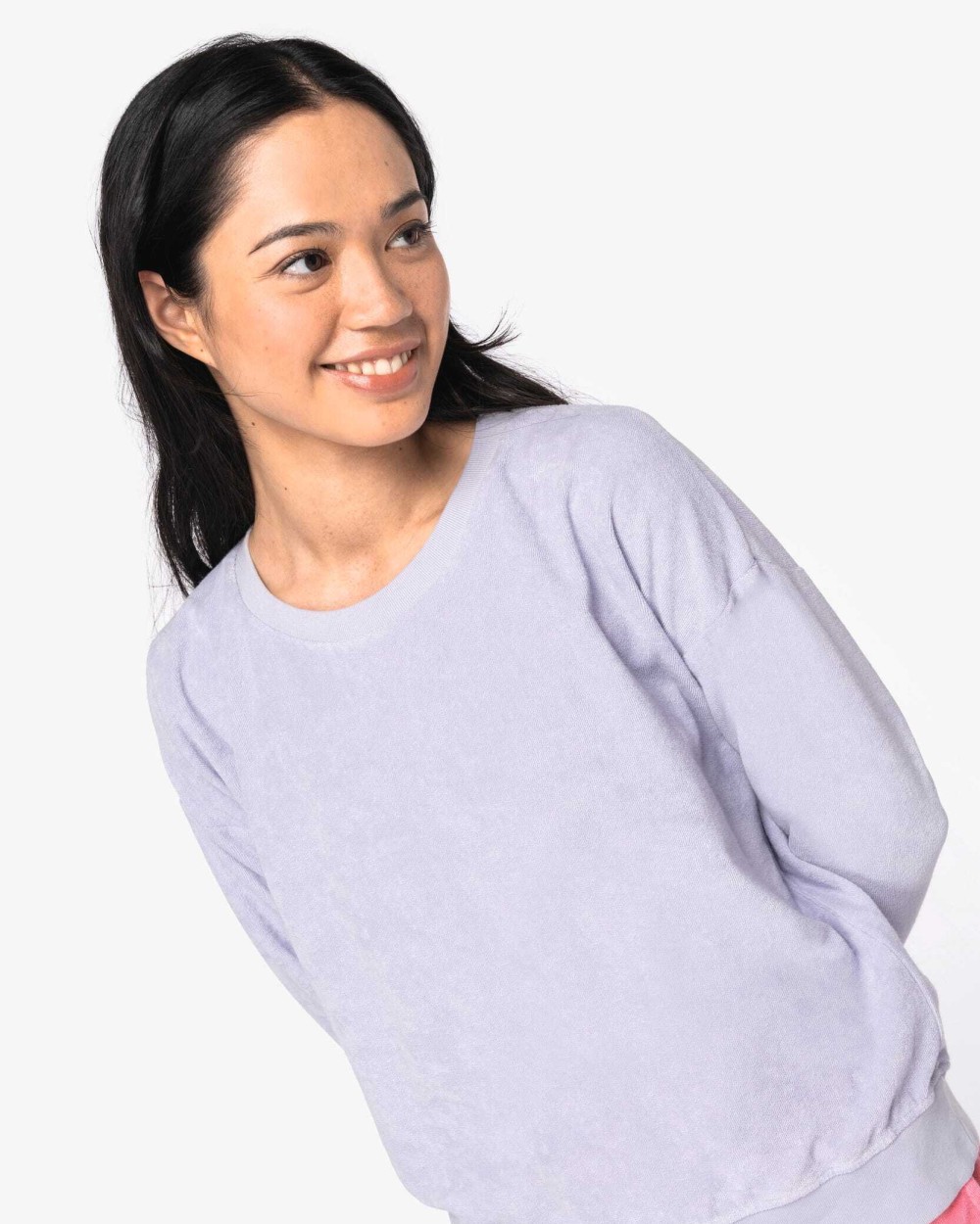 NATIVE SPIRIT Umweltfreundliches Damen-Sweatshirt aus Frottee Sweatshirts personalisierbar