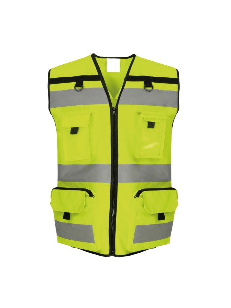 YOKO Gilet haute visibilité rip stop /api/colors/b6d3a7a0-bb4b-45c6-868e-7a98352317dd personnalisable