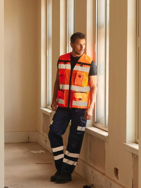Gilets de sécurité à personnaliser YOKO Gilet haute visibilité rip stop 