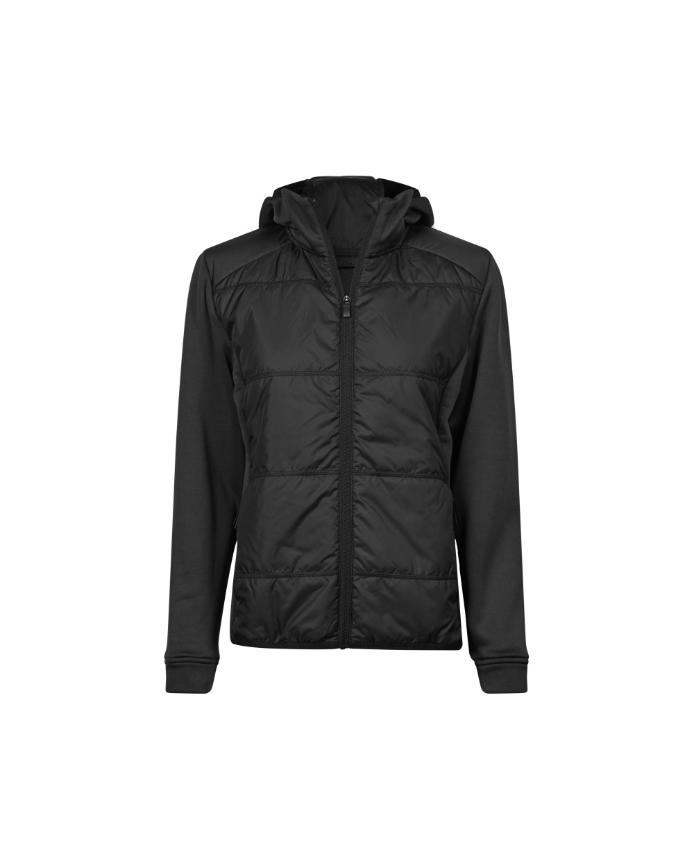 Jassen TEE JAYS WOMENS HYBRID-STRETCH HOODED JACKET voor bedrukking &amp; borduring