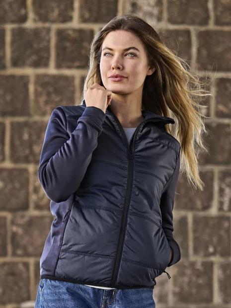 Vestes à personnaliser TEE JAYS WOMENS HYBRID-STRETCH HOODED JACKET 