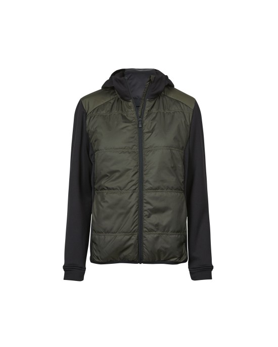 Vestes personnalisable Tee Jays WOMENS HYBRID-STRETCH HOODED JACKET