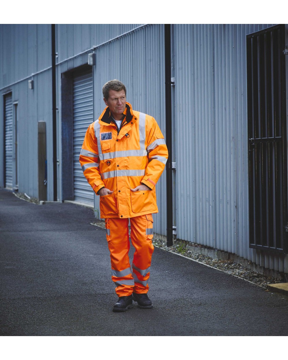 Broeken YOKO Hi-Vis cargo broek voor bedrukking &amp; borduring