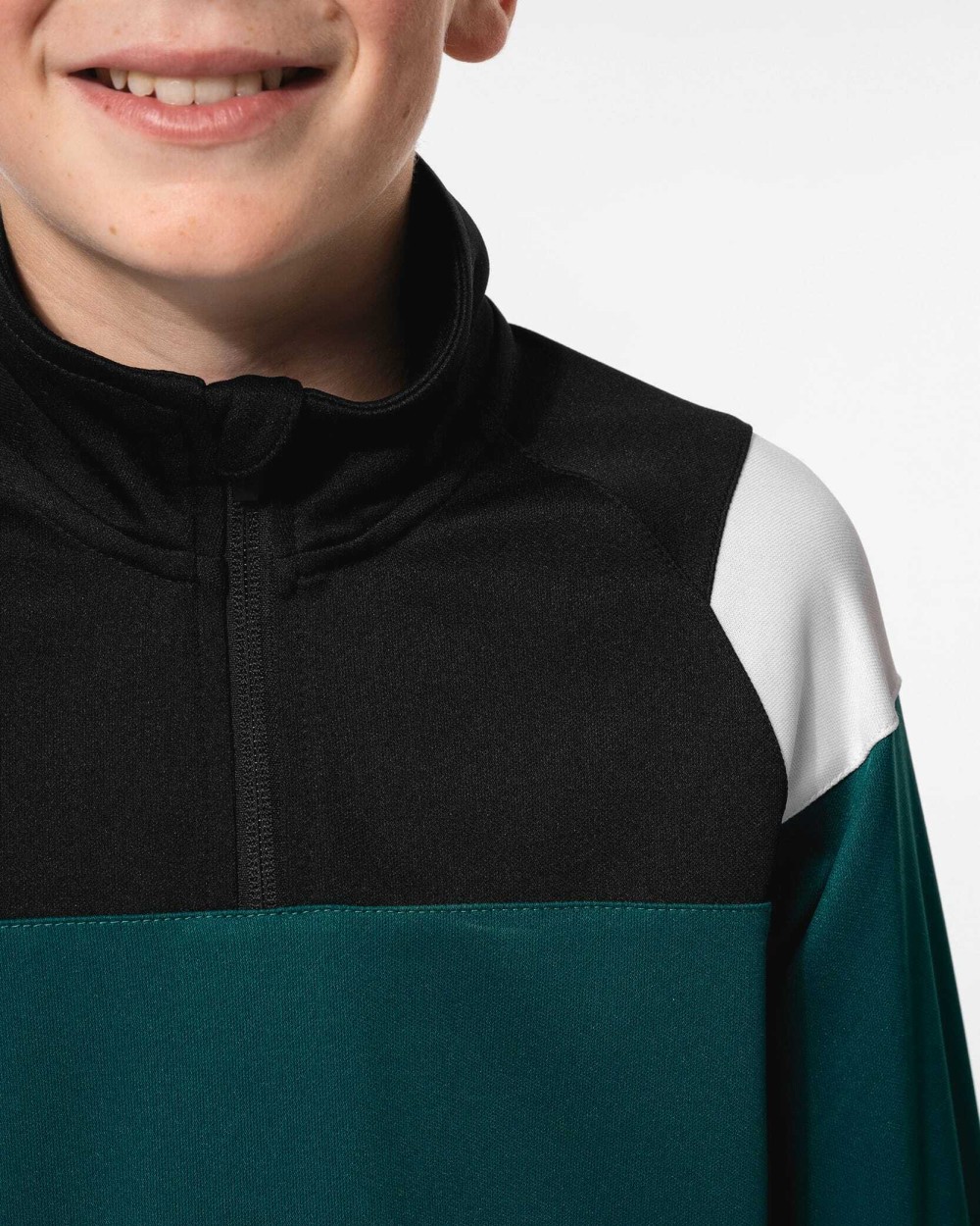 PROACT Kinder Trainings-Sweatshirt mit 1/4 Reißverschluss Sweatshirts personalisierbar