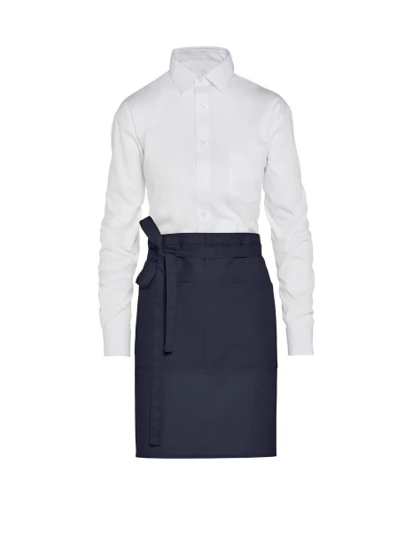SG CLOTHING BRUSSELS - Short Recycled Bistro Apron with Pocket /api/colors/b68891a9-1d28-4f7a-8deb-775c45027afd personnalisable