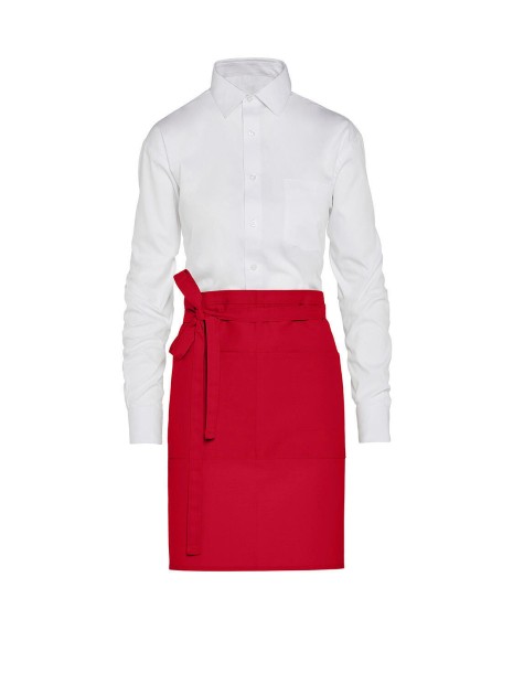 SG CLOTHING BRUSSELS - Short Recycled Bistro Apron with Pocket /api/colors/c953313a-9c9d-493b-934e-ddcf8fada2ae personnalisable