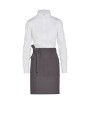 SG CLOTHING BRUSSELS - Short Recycled Bistro Apron with Pocket Schürzen personalisierbar