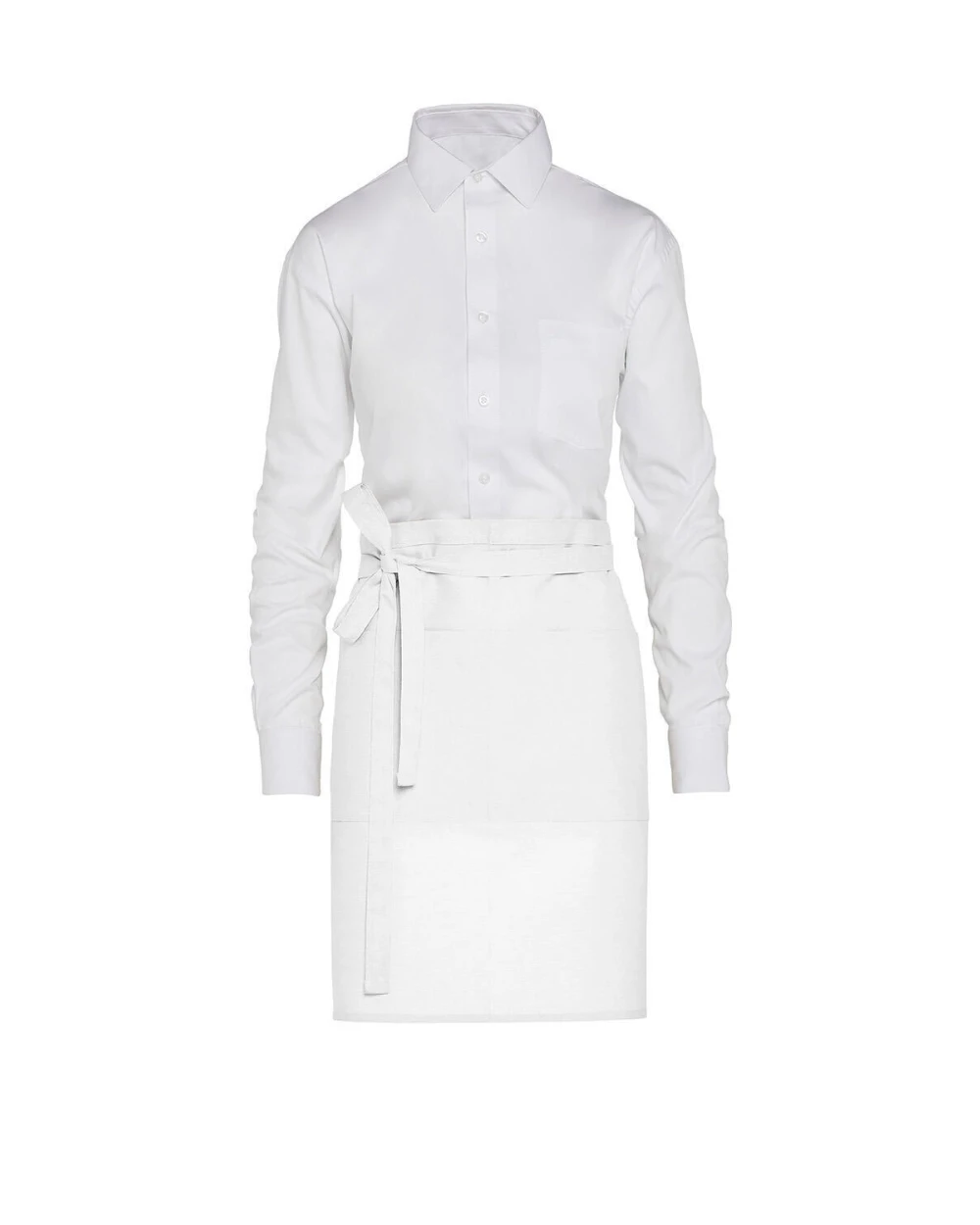 Schorten SG CLOTHING BRUSSELS - Short Recycled Bistro Apron with Pocket voor bedrukking &amp; borduring