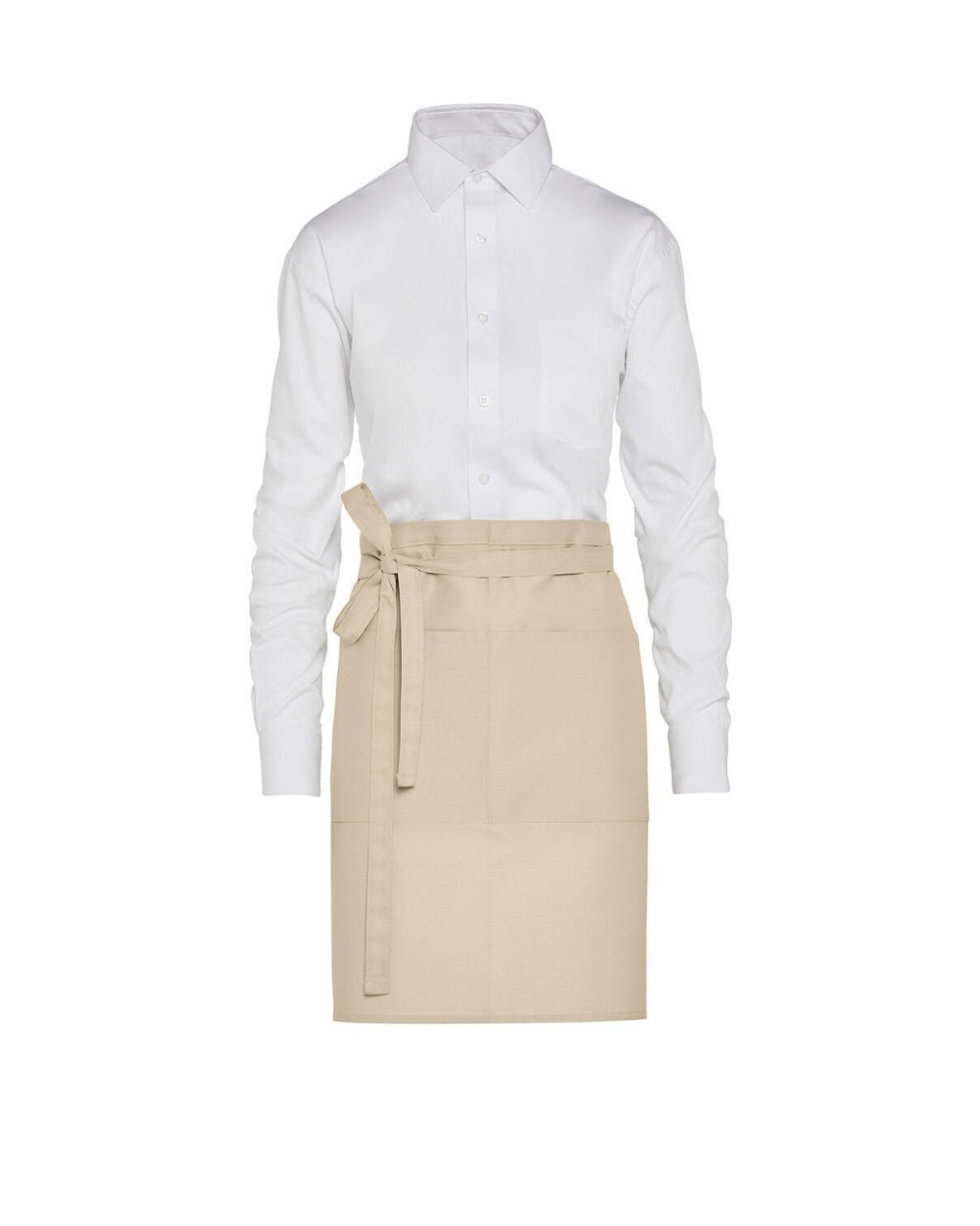 Tabliers personnalisable SG CLOTHING BRUSSELS - Short Recycled Bistro Apron with Pocket