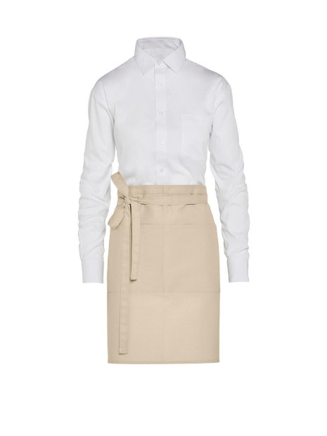 SG CLOTHING BRUSSELS - Short Recycled Bistro Apron with Pocket /api/colors/8531ca74-2d1a-473c-b4bd-4e4dd32fd4d9 personnalisable