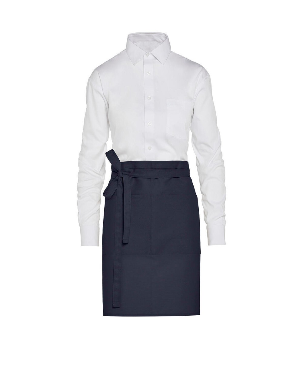 Schorten SG CLOTHING BRUSSELS - Short Recycled Bistro Apron with Pocket voor bedrukking &amp; borduring
