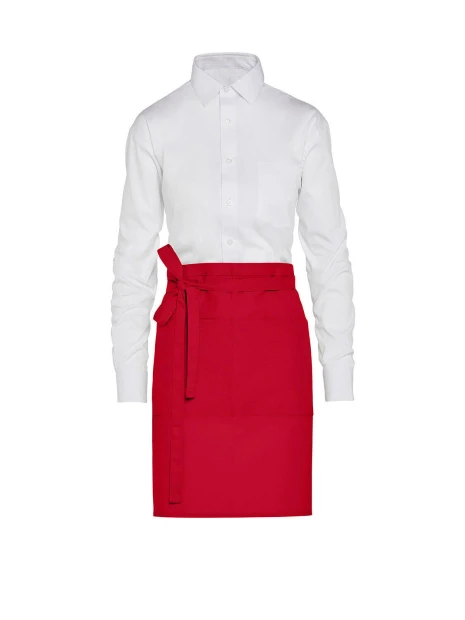 SG CLOTHING BRUSSELS - Short Recycled Bistro Apron with Pocket /api/colors/c953313a-9c9d-493b-934e-ddcf8fada2ae personnalisable