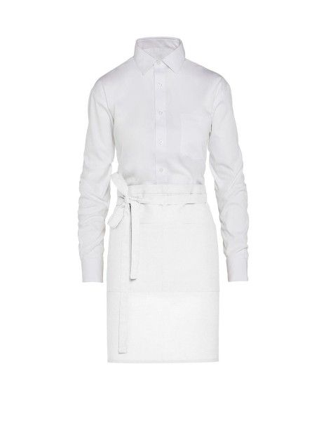 SG CLOTHING BRUSSELS - Short Recycled Bistro Apron with Pocket /api/colors/7a92cd2d-10d2-40b4-928b-296bb7487506 personnalisable