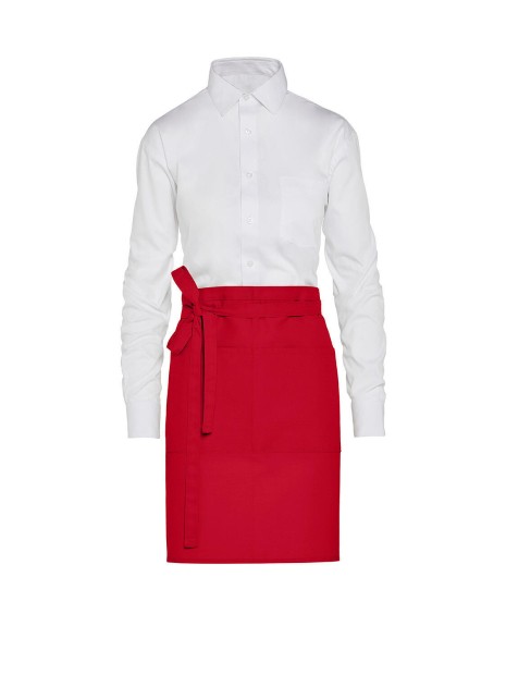 SG CLOTHING BRUSSELS - Short Recycled Bistro Apron with Pocket /api/colors/c953313a-9c9d-493b-934e-ddcf8fada2ae personnalisable