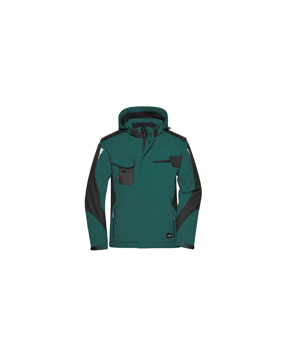 Softshells JAMES & NICHOLSON Craftsmen Softshell Jacket -STRONG- voor bedrukking &amp; borduring