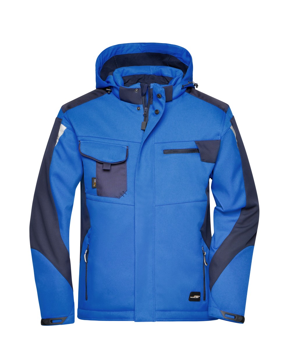 Softshells JAMES & NICHOLSON Craftsmen Softshell Jacket -STRONG- voor bedrukking &amp; borduring