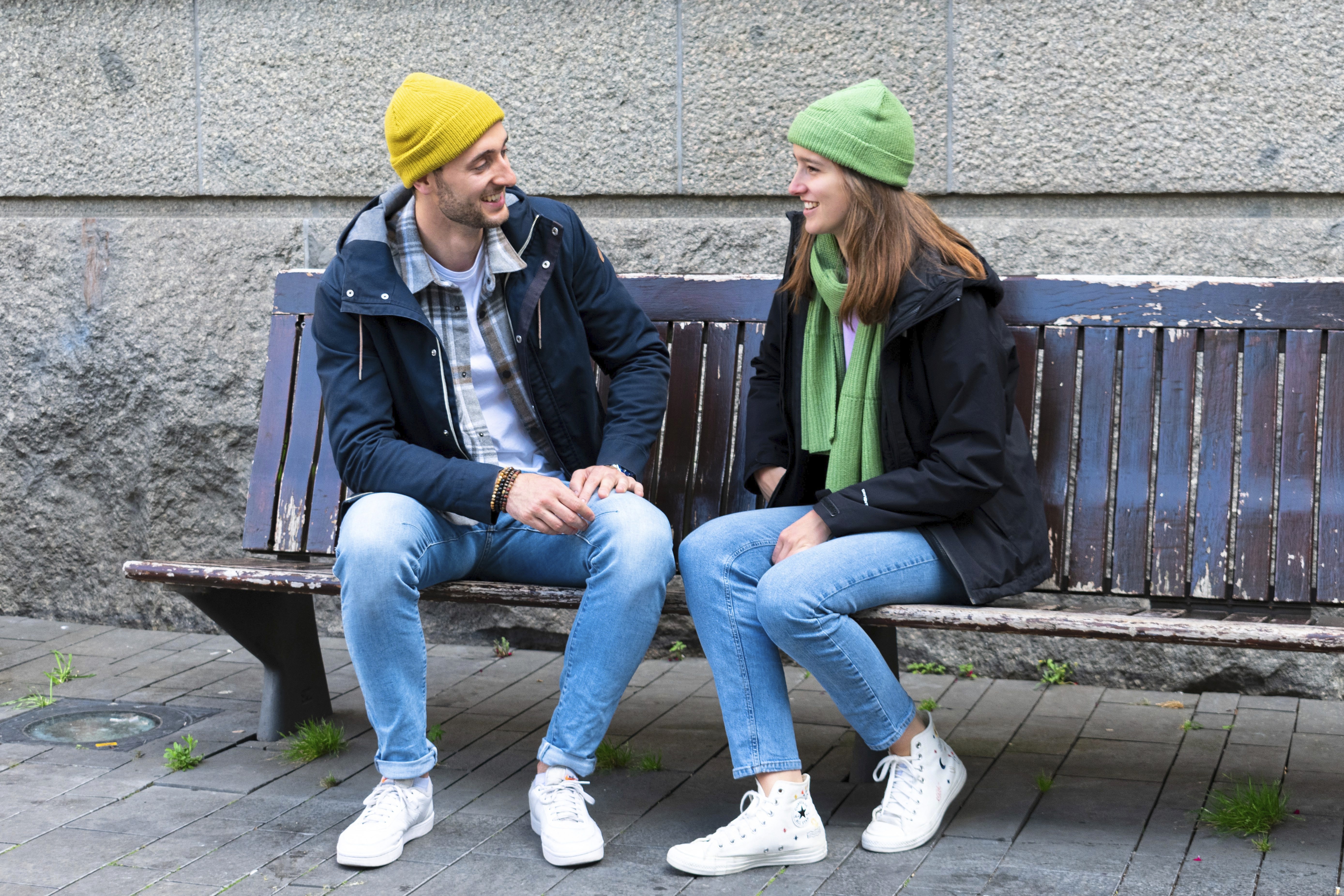 Sjaals L-MERCH Knitted Scarf voor bedrukking &amp; borduring