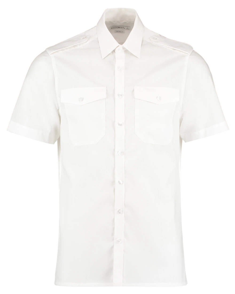 Polos personnalisable KUSTOM KIT Mens Pilot Shirt Short Sleeve