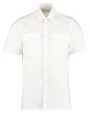 Polo's KUSTOM KIT Men`s Tailored Fit Pilot Shirt Short Sleeve voor bedrukking &amp; borduring
